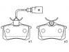 剎車片 Brake Pad Set:7M3 698 451